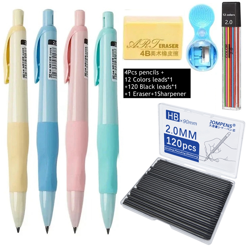 مجموعة أقلام رصاص ميكانيكية 2. - مراجعة Staedtler Pencil Lumocolor وسعره