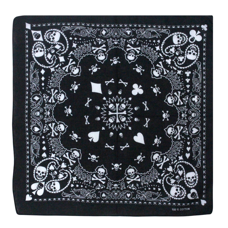 55 سنتيمتر أبيض أسود أحمر الجم - مراجعة Bandana Blank White وسعره