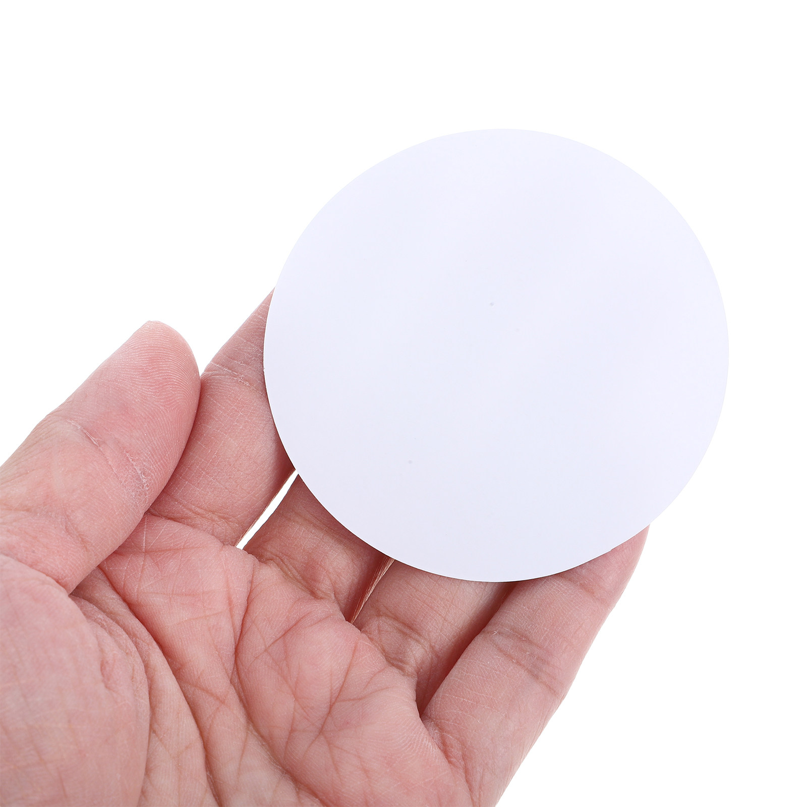 100 قطعة من أوراق الشارات الدا - مراجعة Button Badge Blank وسعره
